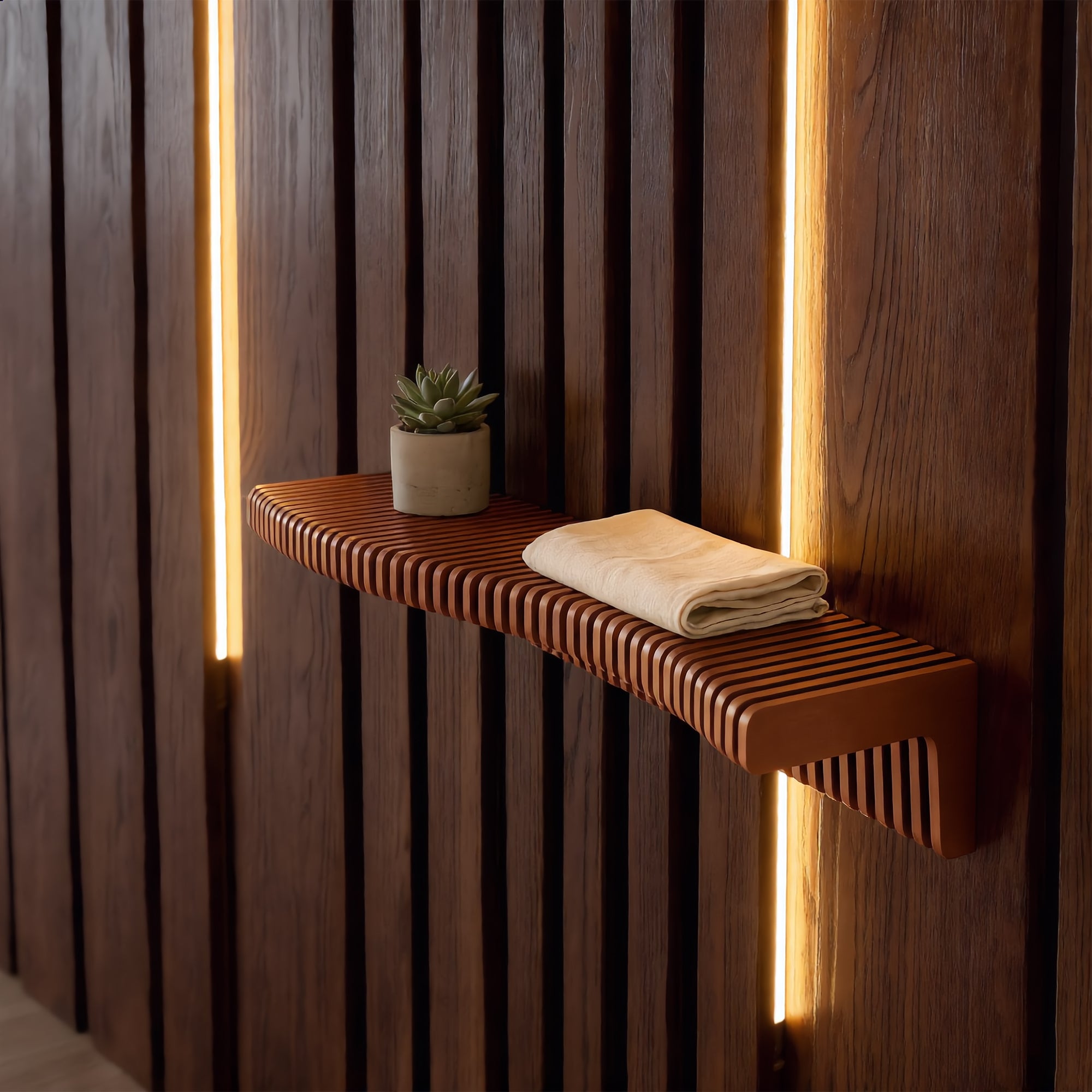 Parametric Curvy Floating Shelf