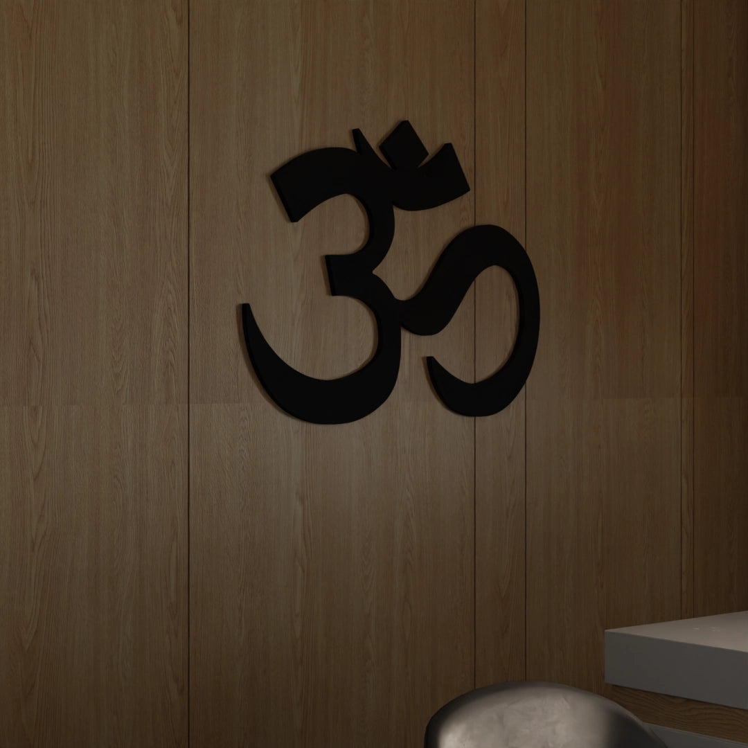 Om Pooja room decor