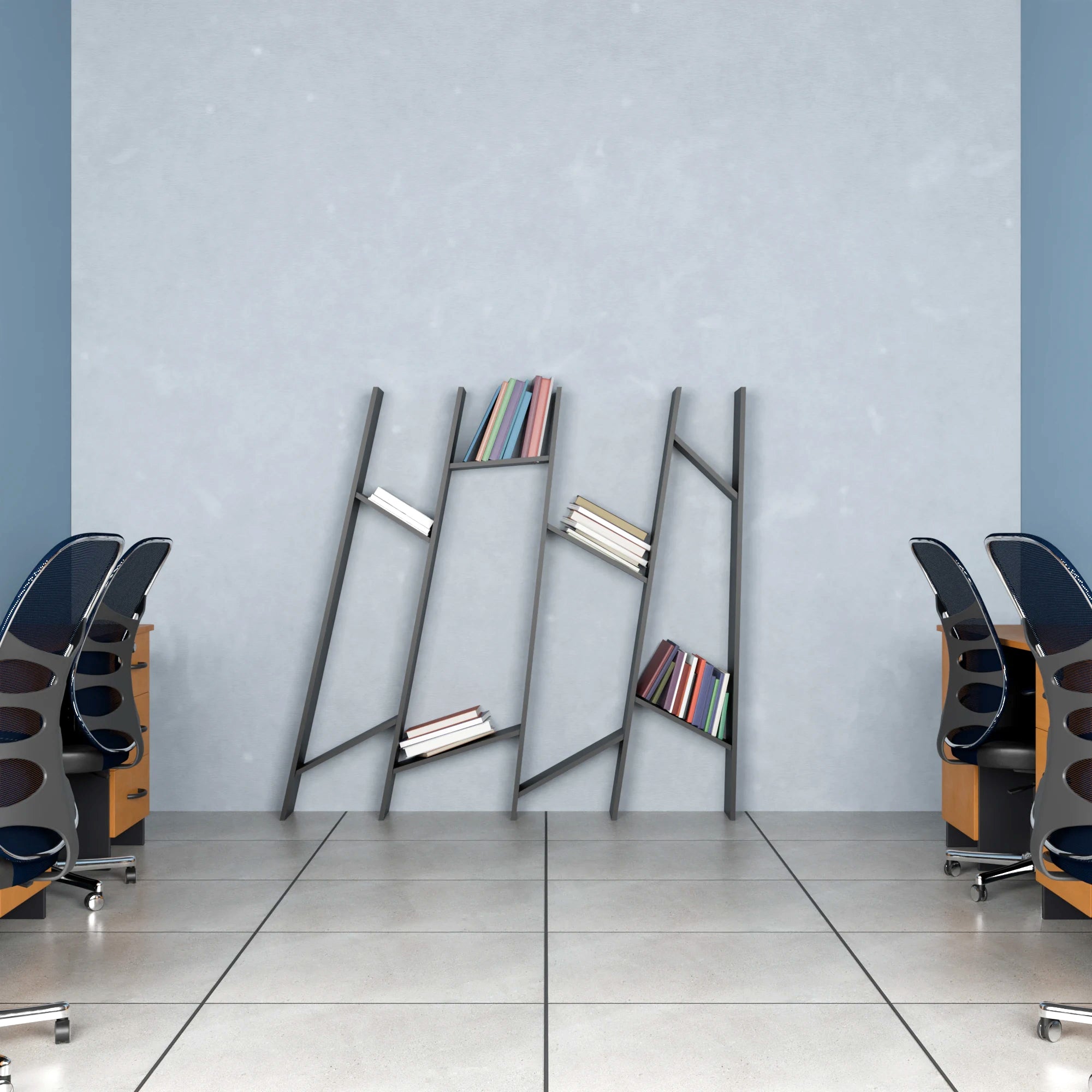 Metafurn Tilt Wall Shelf – Modern NFC Tilted Wall Mounted Shelf for Interiors
