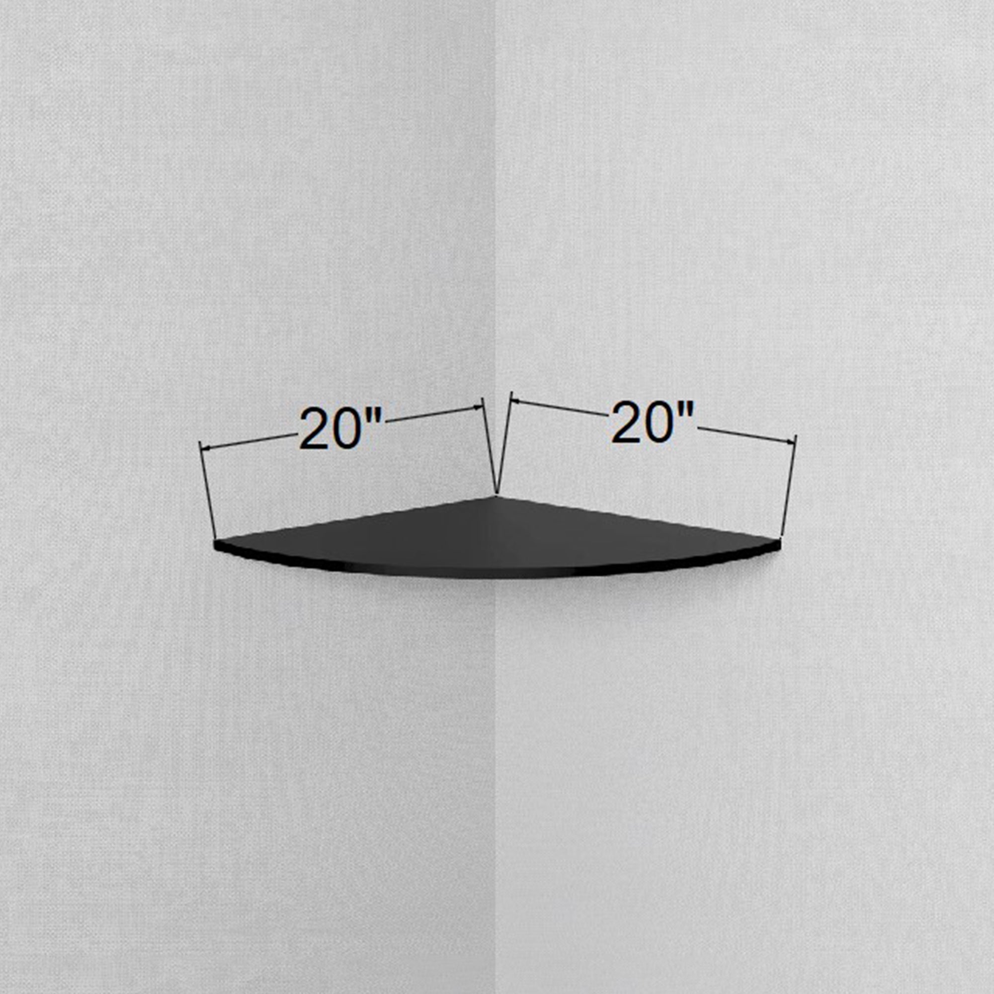 Metafurn CornerEdge Floating Shelf – NFC Corner Floating Shelf for Modern Wall Decor
