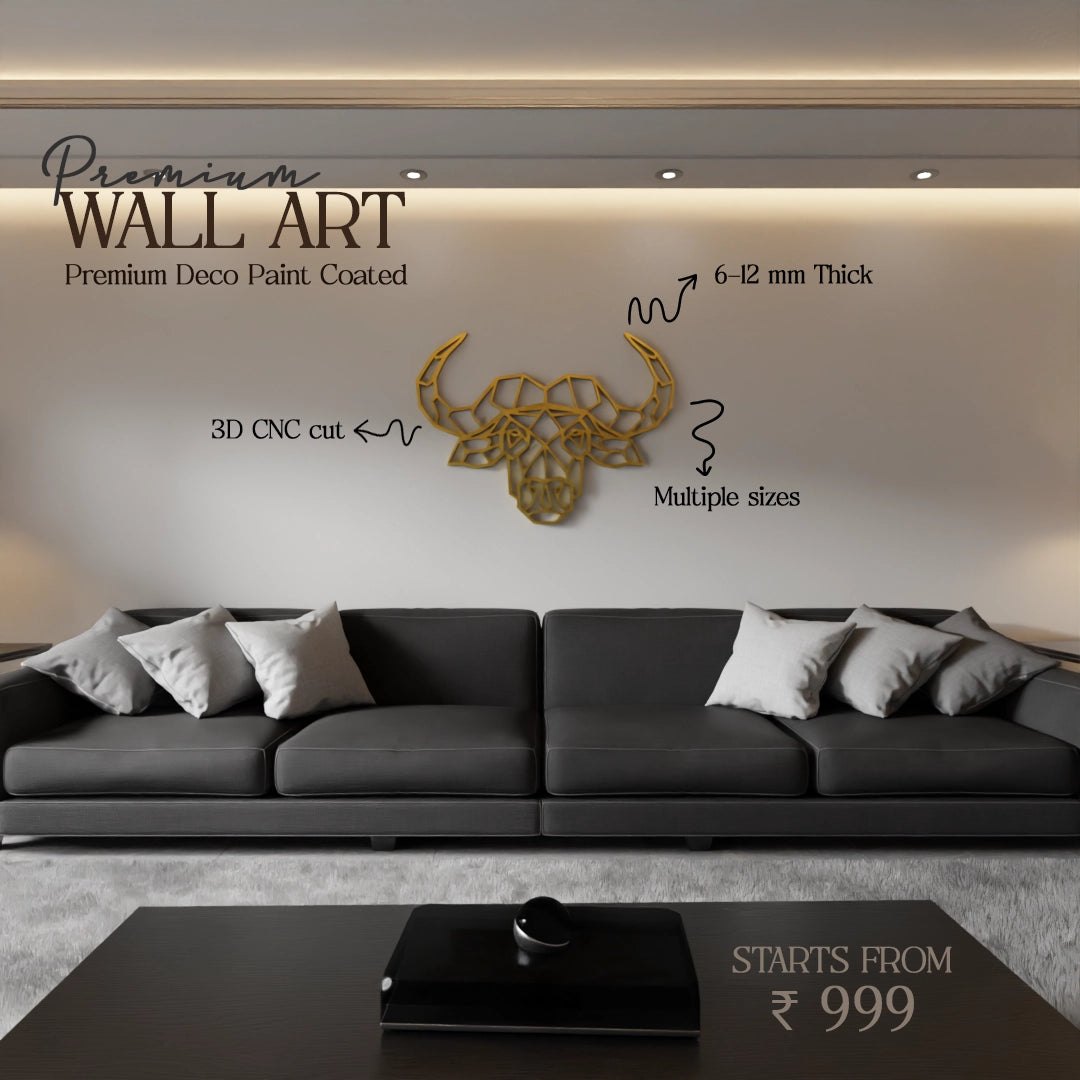 Bull Head Wall Art