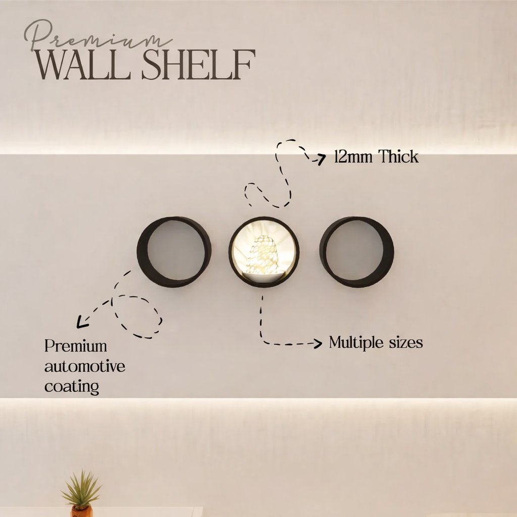 Circle Shape Wall Shelf