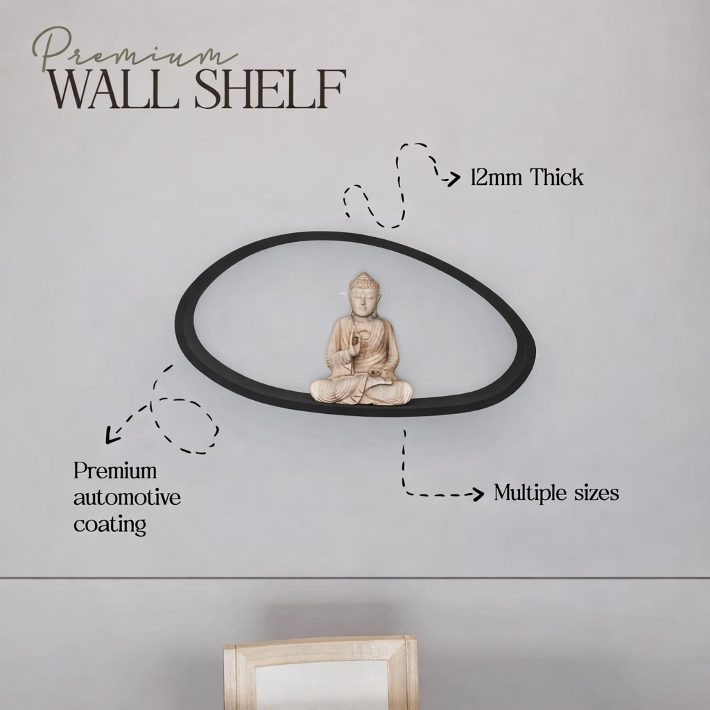 Oval Shape Wall Shelf