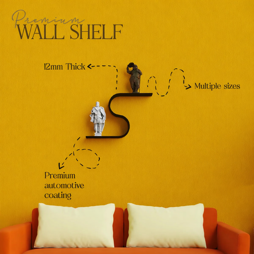 S Shape Wall Shelf