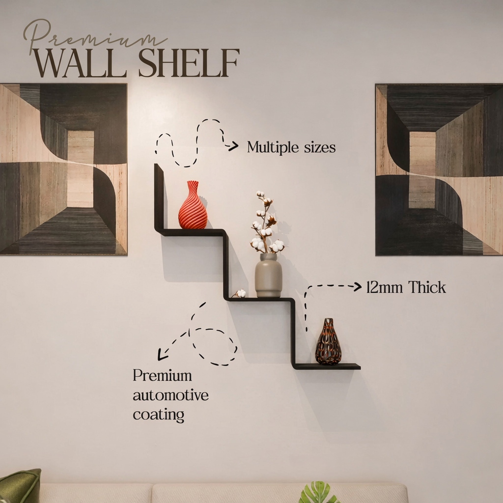 Step Shape Wall Shelf (40 Inches)