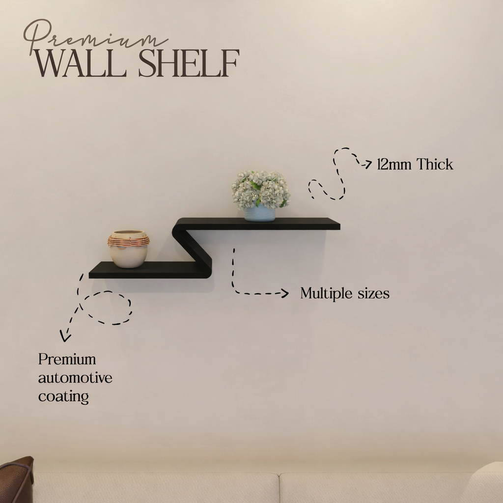 Z-Shape Wall Shelf